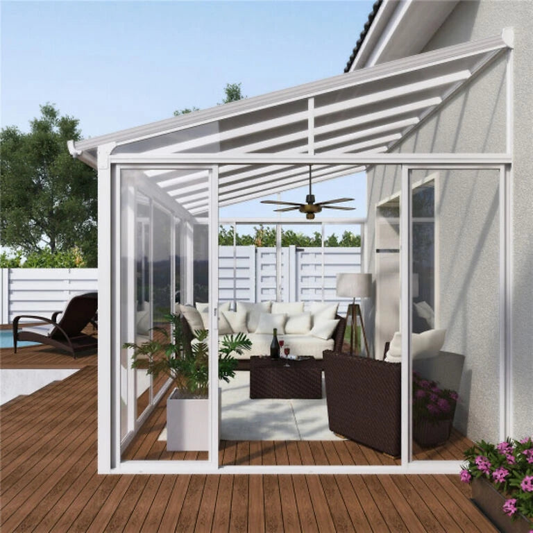 Véranda SanRemo 3 x 4.25 m – blanche