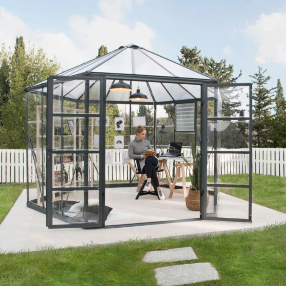 Serre Oasis hexagonale 8,6 m²