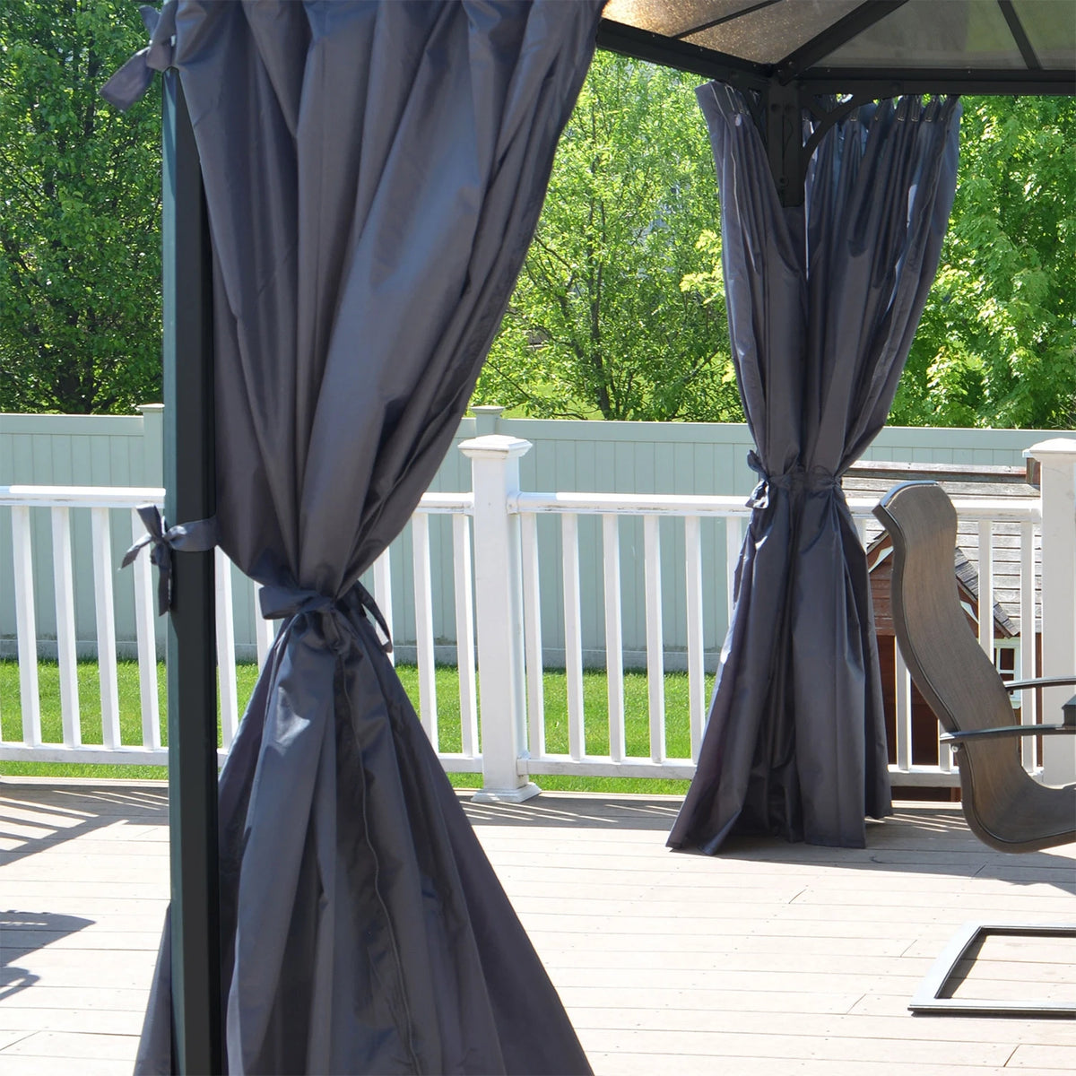 Ensemble de rideaux pour gazebo Martinique 5000 + Milano 4300