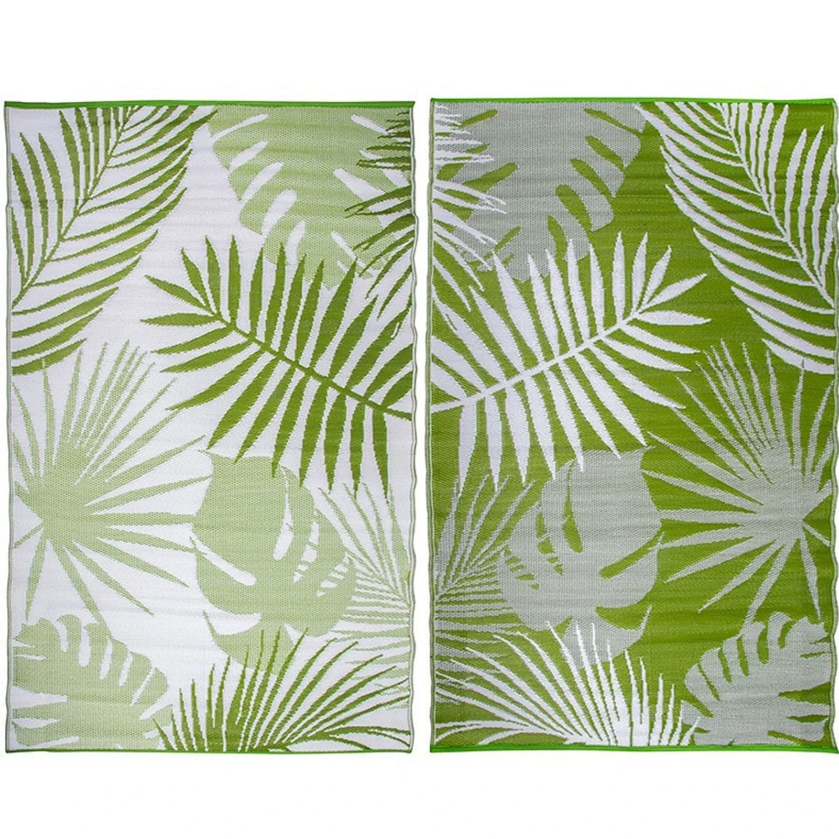 Tapis de jardin à motif de feuilles de jungle