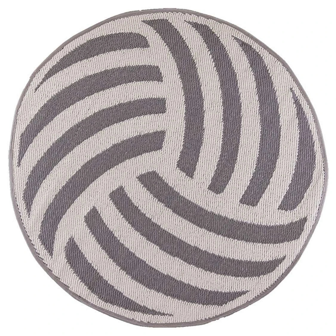 Tapis de jardin rond à nœuds S