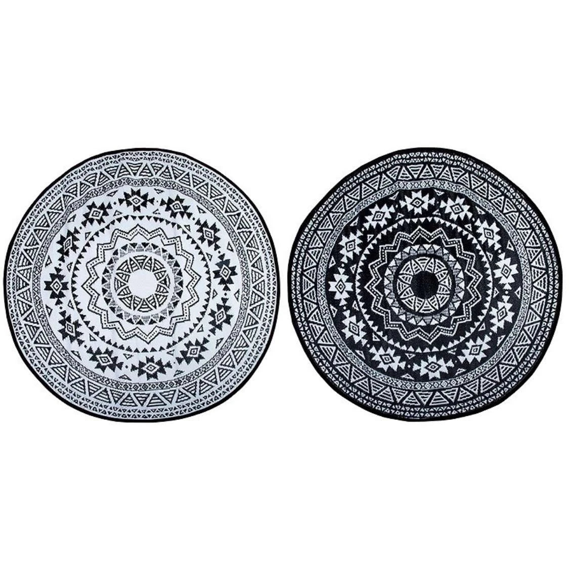 Tapis de jardin rond