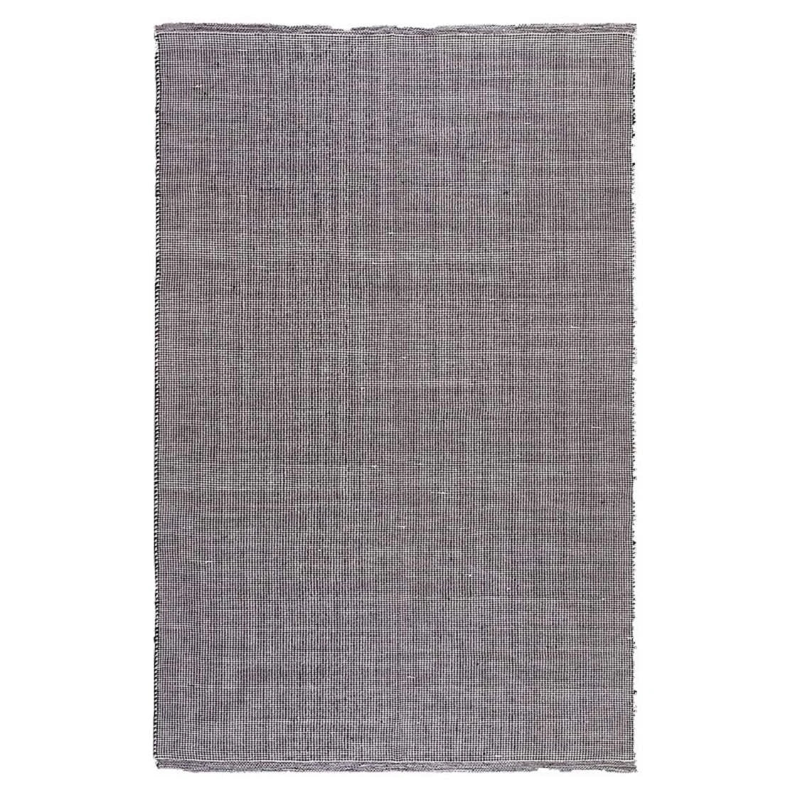 Tapis de jardin tissé en RPET grisâtre